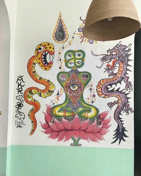 A mural, Mexico City