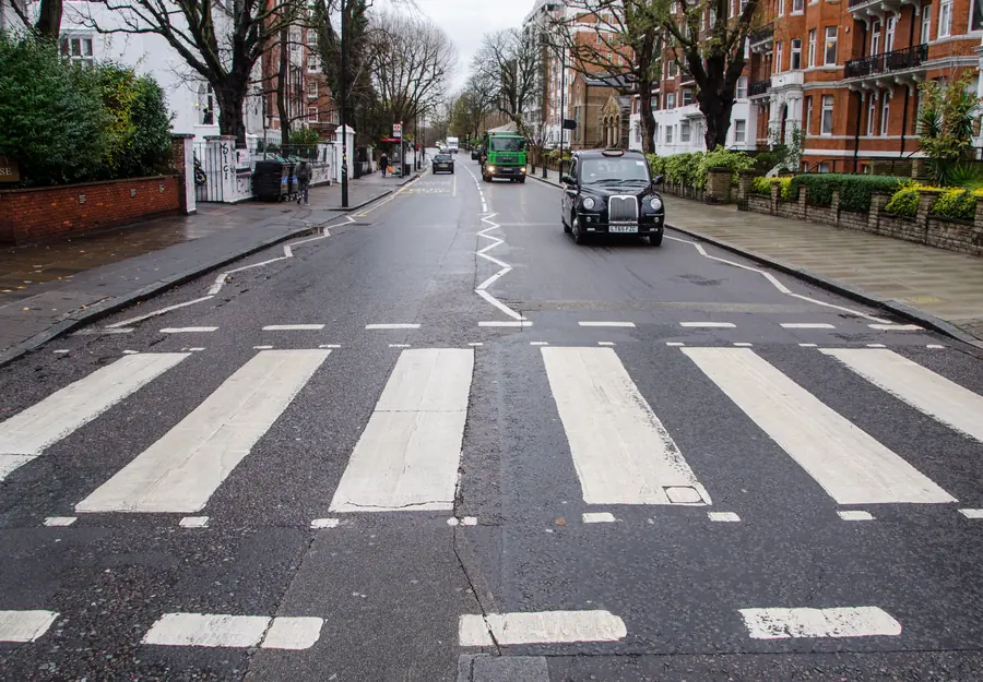 The Abbey Road crossing, London