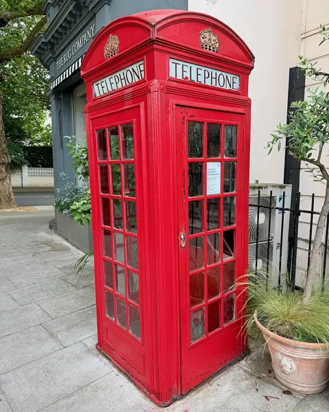 A phone box, UK